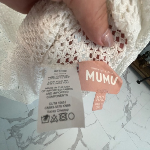NWT Show Me Your Mumu White Vacay Coverup Size XXL - Picture 7 of 7